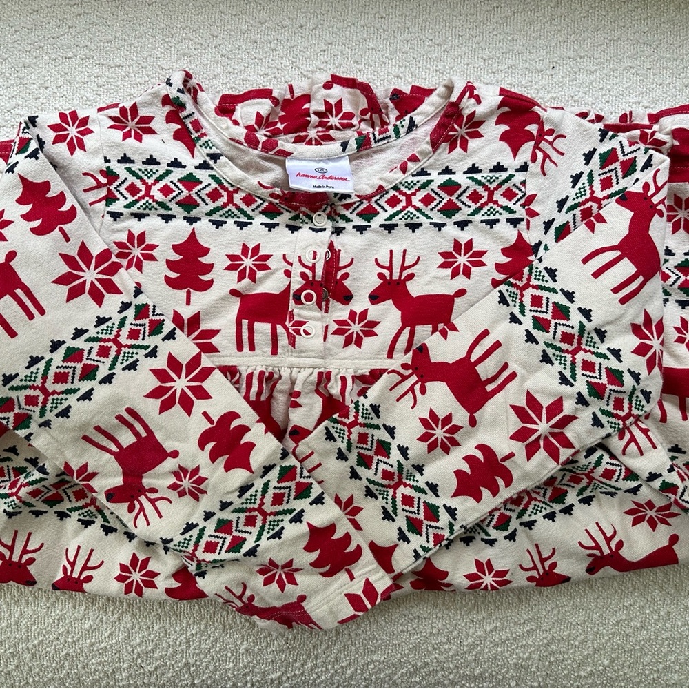 Hanna Anderson. Bought for my daughter second hand and she hates dresses.